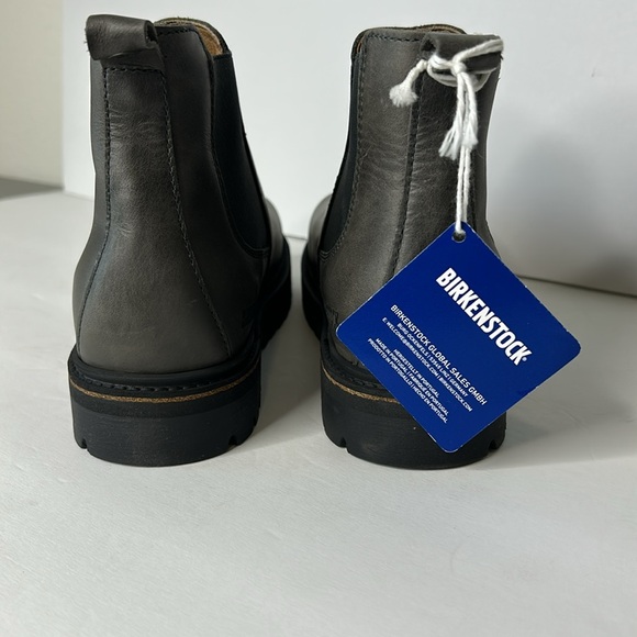 Birkenstock leather Stalon II grey ankle boots New size 39 - Picture 5 of 7
